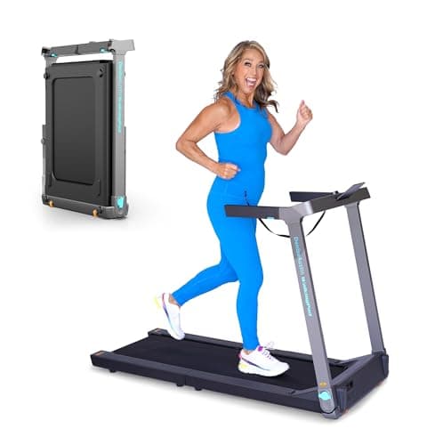 WalkingPad Denise Austin Treadmill Walking Pad, Folding Portable Exercise Equipment, Aqua