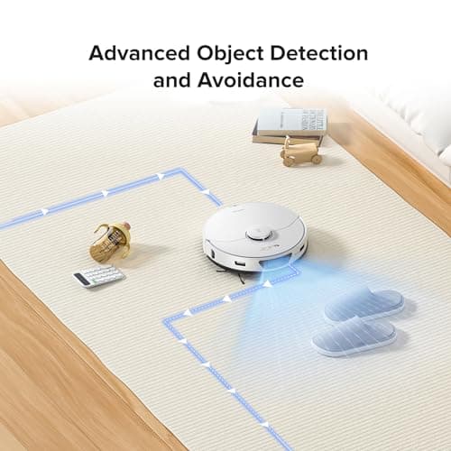 roborock S7 Max Ultra Robot Vacuum and Mop Combo, Auto Mop Drying and Washing, Self-Emptying and Refilling, 5500Pa Suction, Reactive Tech Obstacle Avoidance, White (RockDock Ultra Series) 6
