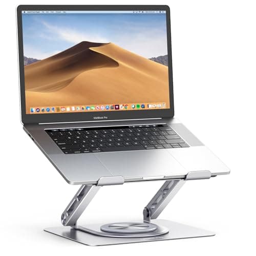 UGREEN Laptop Stand for Desk Laptop Riser Holder Compatible with MacBook Pro Air Notebook up to 17.3 Inch, Adjustable Computer Stand Ergonomic with 360 Rotating Base