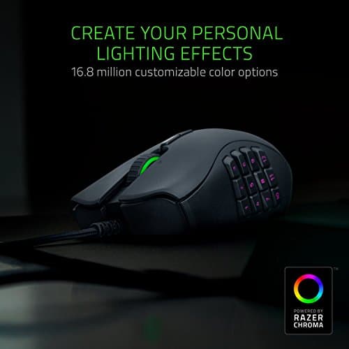 RAZER Naga Trinity - Chroma Gaming Mouse Interchangeable Side Plates - Up to 19 Programmable buttons (Renewed) 6