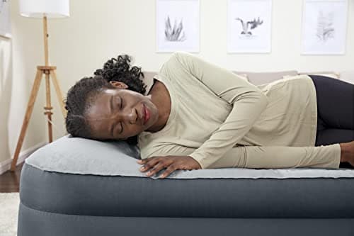 Sleeplux Tough Guard Air Mattress Queen 22” with Snugable Top and Built-in AC Pump 6