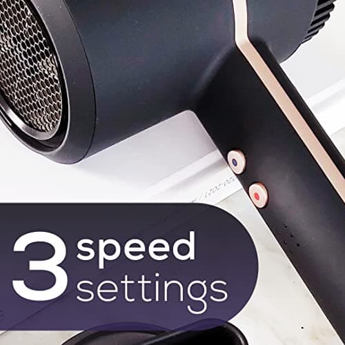 Beurer HC35 Compact Hair Dryer 1500-Watt Blow Dryer Ionic Technology Reduces Frizz Lightweight and Portable Travel Hair Dryer with 4 Temperature and 3-Speed Settings & Cold Air Function (Black) 6