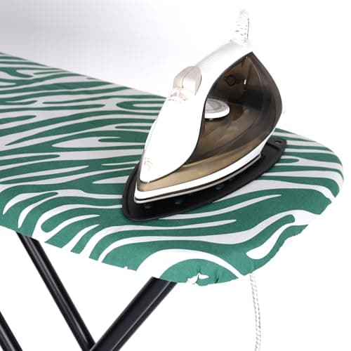 aius Heavy-Duty Ironing Board with Ultra Thick Padding - Full Size, Stable Structure, Space Saving Foldable Design, Adjustable Height & Easy Setup - Perfect for Professional Ironing 7