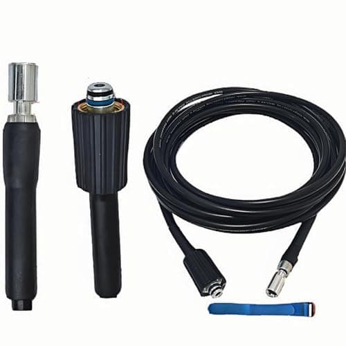 High Pressure Washer 5800 PSI Pipe with Connector Water Cleaning Extension Hose M22-14&15 for sfome of Portland/Husky (25FT)