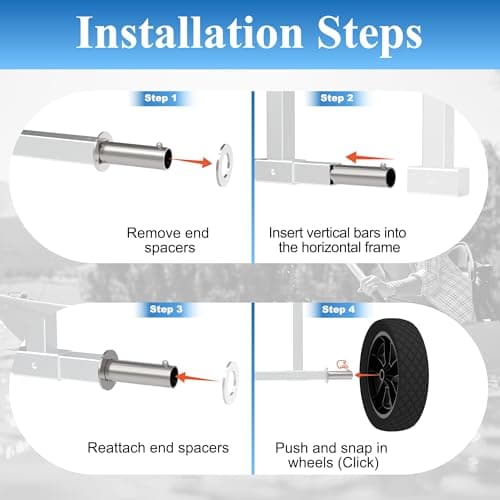 GanFindX Heavy Duty Kayak Cart | Adjustable Foldable Trolley with Durable Wheels, Portable Kayak Transport Cart, Tie-Down Straps Included (Detachable 8 inches) 9