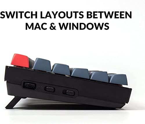 Keychron K10 Pro QMK/VIA Custom Wireless Mechanical Keyboard, Hot-Swappable Full Size 108 Keys Programmable White LED Backlit Brown Switch, Bluetooth/USB-C Wired Gaming Keyboard for Mac Windows Linux 6