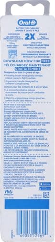 Oral-B Kids Battery Power Electric Toothbrush Featuring Disney's Frozen for Children and Toddlers Age 3+, Soft (Characters May Vary) (Pack of 2) 3