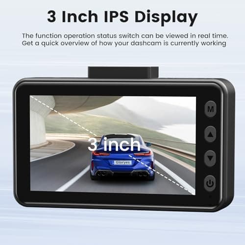 2025 Dash Cam Front and Rear,4K Dual Dash Camera for Cars,Car Cameras with 3" IPS Screen,170° Wide Angle,Starvis Sensor,WDR Night Vision,24H Parking Mode,Free 32GB Card,Easy Install Dual Mount 6