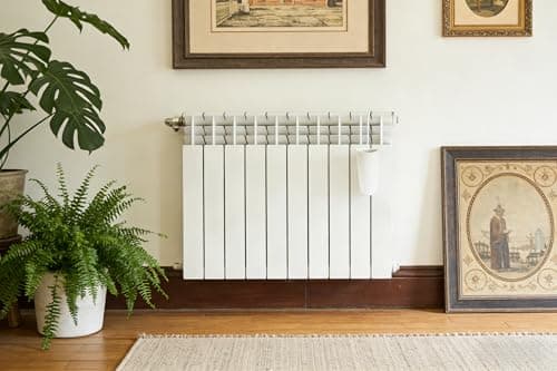 DEHHOO Pack of 4 Ceramic Radiator Hanging Humidifiers with S-Shaped Hooks White Radiator Water Evaporator for Healthy Room Air Moisture 8