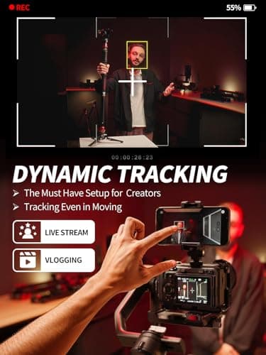 IFOOTAGE Camera Slider Shark Nano II 660, 26" Motorized Camera Slider Multi-Axis Electric Slider 360° Panoramic, 6 Modes for Phones/Cameras/DJI RS2/ RS3 Pro/ RS4/ RS4 Pro/ RS5 Gimbal, Payload 15.4lb 7