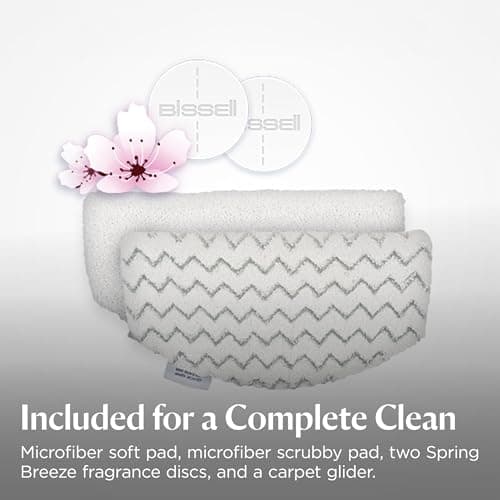 BISSELL Steam Mop 1940A PowerFresh Floor Steam Cleaner for Hard Wood & Tile with Natural Sanitization, Easy Scrubber, Variable Steam, 12” Cleaning Path 7