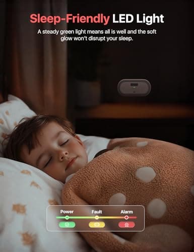 X-Sense Plug-in Carbon Monoxide Detector, with AAA Battery Backup, XC0C-SA, 1-Pack 5