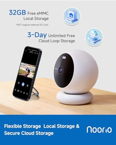 Noorio Security Cameras Wireless Outdoor Magnetic, 1080P Battery Powered Indoor Cameras for Home Security, Smart Motion Detection Outdoor Pet Dog Camera, Free Local Storage MagCam, 2.4G WiFi, B200S 7