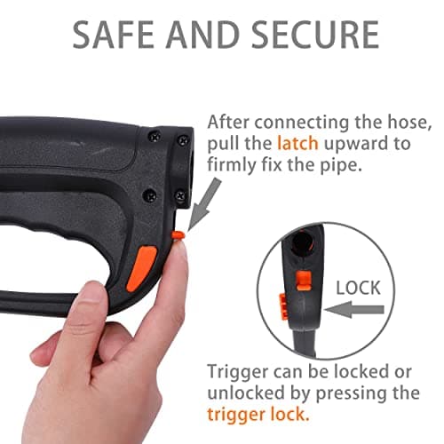 FIXFANS Pressure Washer Gun Kit with 5 Nozzles – Compatible with Some of Portland Husky Black Decker Ford Pulsar ShopForce Taskforce Powerwasher Taskmaster – Power Washer Gun with Adapter 5