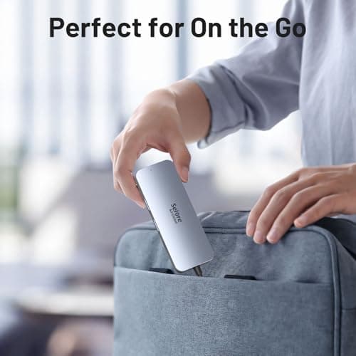 Selore Docking Station for MacBook Pro Air, USB C Hub for MacBook,Dual HDMI Adapter for USB for MacBook,Docking Station Dual Monitor for MacBook Pro Air with Dual HDMI,USB C,2 USB A,PD,SD/TF Reader 8