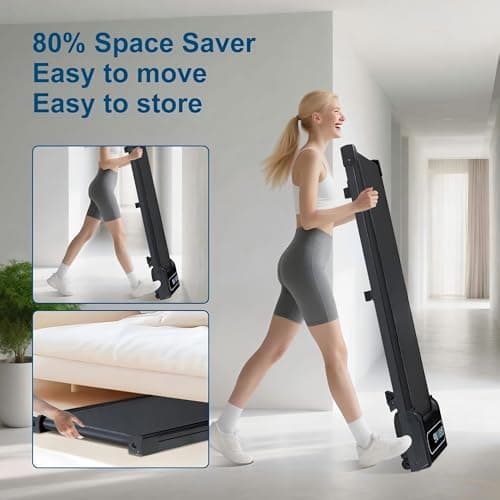 BARWING 6.5MPH Walking Pad Treadmill Under Desk Walking Pad with Incline 330 lbs Mini Portable Walking Treadmill for Home Small Office with Remote Control Incline Walking pad Under Desk 7