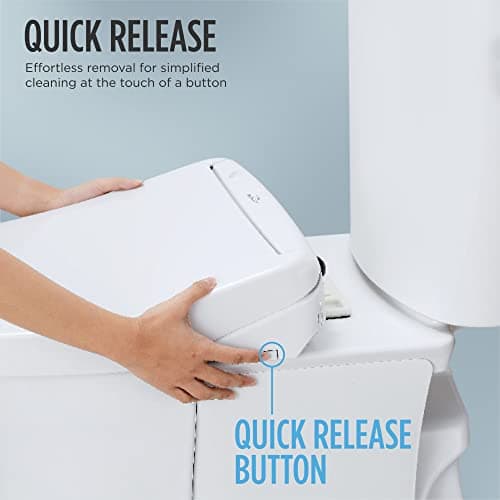 TOTO® WASHLET® A2 Electronic Bidet Toilet Seat with Heated Seat and SoftClose® Lid, Elongated, Cotton White - SW3004#01 13