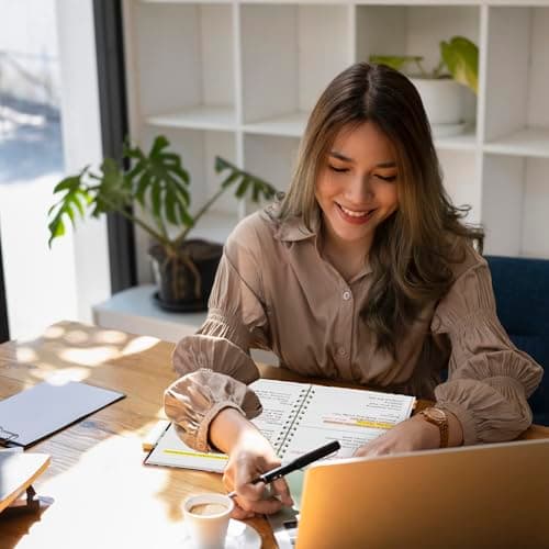 Ymumuda 2026 Planner, Daily Weekly and Monthly Planner，Jan 2026 - Dec 2026, 8.4" x 6.3", 2026 Calendar Planner Book with Tabs, Spiral Notebook with Inner Pocket for Office Home School Supplies 6