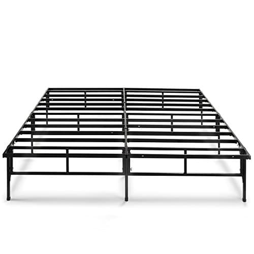 ZINUS SmartBase Compack Mattress Foundation, 14 Inch Metal Bed Frame, No Box Spring Needed, Sturdy Steel Slat Support, Queen