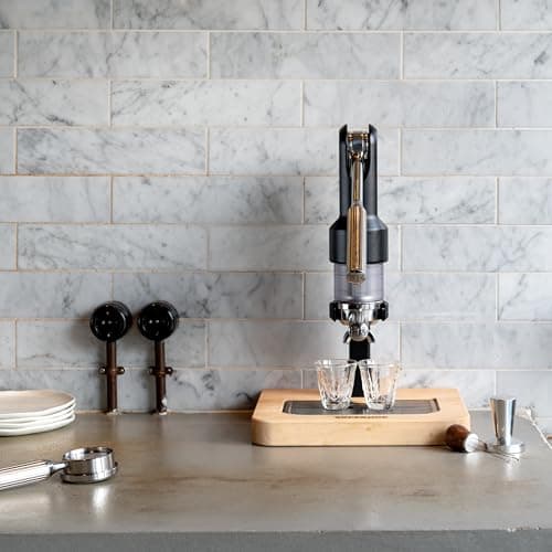 SUPERKOP Espresso & Coffee Maker, Manual Espresso Tool & Machine - Portable, Maintenance Free, Retro Stylish Design, Commercial & Home Purposes - 18 gr Espresso Capacity, Non-Electric - Black 8