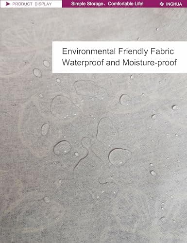 INGHUA Laundry Hamper Large Canvas Fabric Lightweight Storage Basket/Toy Organizer/Dirty Clothes Collapsible Waterproof for College Dorms, Boys and Girls Bedroom,Bathroom(butterfly) 7