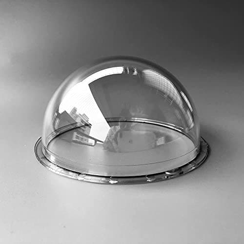 OwlCat 4 Inch Indoor Outdoor CCTV Replacement Acrylic Clear Cover Surveillance Cameras Security Dome Protector Housing Transparent Case, 109x56.2