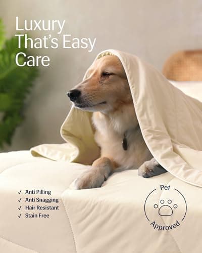 REST® Evercool® Cooling Comforter, Twin/Twin XL, Blanket for Hot Sleepers, All Season Bedding to Keep Cool for Night Sweats, Breathable Lightweight Blanket, 68"x90" Inches, Snow Ivory 8