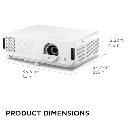 ViewSonic PX749-4K UHD 4K Gaming Projector Designed for Xbox with 4.2ms Response Time, 4000 ANSI Lumens, H/V Keystone, 1.3x Optical Zoom, and USB C for Home Theater 7