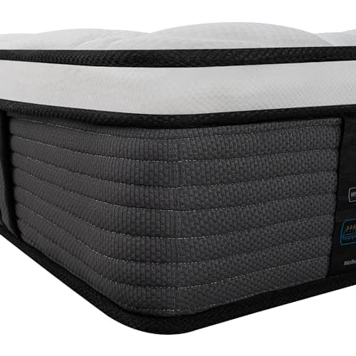 PAMYO Queen Mattress, 12 Inch Pillow Top Hybrid Mattress in a Box Medium Firm Fiberglass-Free, Soft Breathable Pressure Relief Memory Foam Pocket Innerspring Bed, CertiPUR-US Certified 8