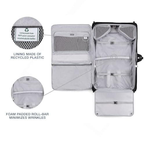 Travelpro Maxlite 5 Softside Lightweight Carry-On Upright 2 Wheel Rolling Garment Bag, 22-Inch — Black 5