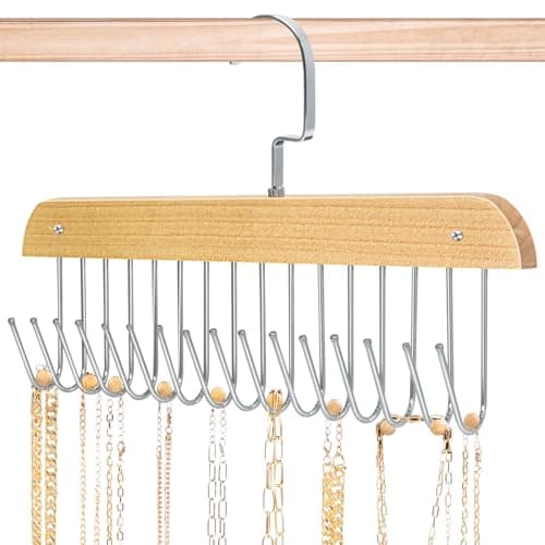 Jewelry Holder Organizer Wall Mount Necklace Holder Necklace Organizer, Hanging Jewelry Organizer