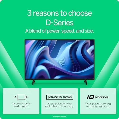 VIZIO 32 inch D-Series HD 720p Smart TV with Apple AirPlay and Chromecast Built-in, Alexa Compatibility, D32h-J, 2022 Model 5