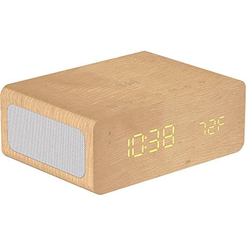 ION Audio Charge Time - 20W Bluetooth Speaker Clock with Qi Wireless Recharging, Built-in Microphone, Alarms and Dual USB Charge Ports (Renewed) 8
