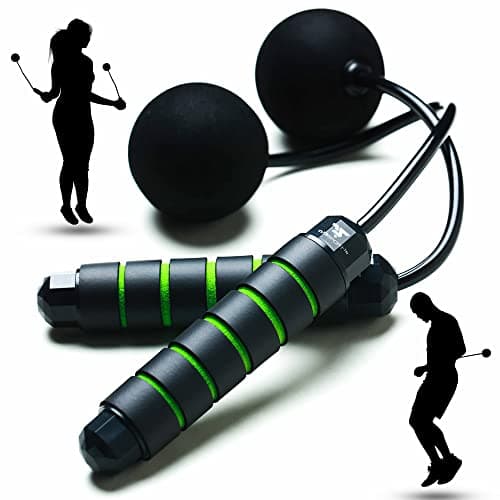 TugSport Bod Ropes Cordless Jump Rope Beachbody MBF - Adjustable Length Ropeless Jump Rope For Beachbody - Emulate Weighted Jumprope Indoors - Cordless Jumping Rope Great For Improving Fitness In Small Spaces