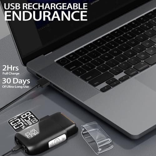 Electric Razor for Men, Electric Foil Shavers, 3-Speed Foil Shaver with Double Floating Blades, IPX7 Waterproof Wet/Dry Shaver, 90 Min Runtime, LED Display, Travel Lock, Gifts for Men 6