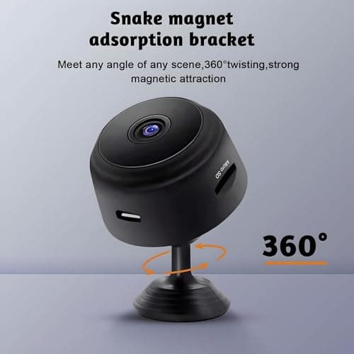 ELEFOCUS Spy Camera Hidden Camera,Nanny Cam Hidden Cameras,Micro Cameras Spy Wireless for Home,APP Control with Motion Detection and Night Vision 6