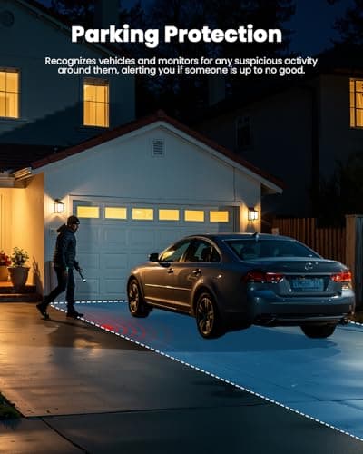 VIZIUUY Solar Camera Outdoor Wireless, 2K Cameras for Home Security with Embedded Solar Panel, WiFi Surveillance Camera, Colorful Night Vision, 2-Way Audio, Continuous Power, Compatible with Alexa 9