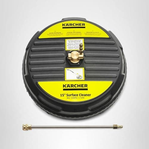 Kärcher Pressure Washer Surface Cleaner 15", Quick Connect, 2600-3200 PSI, Ideal for Driveways, Patios, Decks, Sidewalks 8