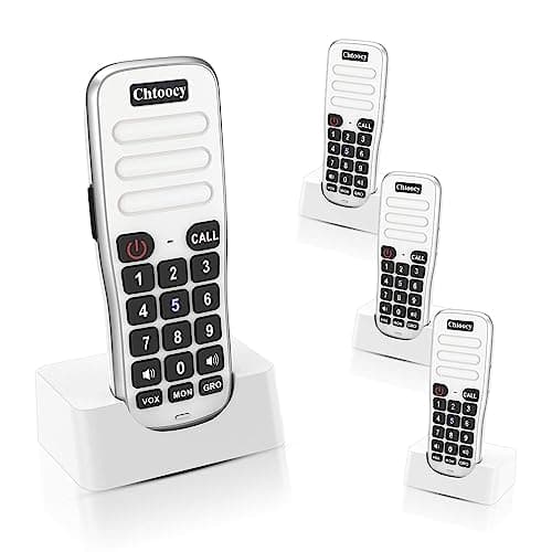 Intercoms Wireless for Home, 1 Mile Long Range for House Business Office, Handheld Room to Room Communication System, Rechargeable Loud & Clear 10-Channel Anti-Interference Intercom System