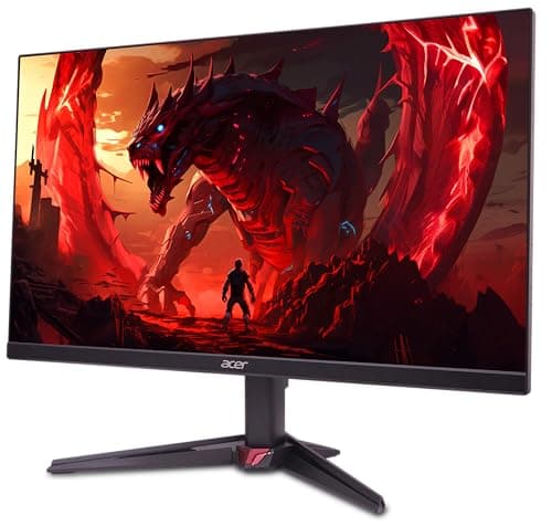 acer Nitro 23.8 Inch WQHD 2560 x 1440 ZeroFrame Design PC Gaming Monitor | AMD FreeSync | Up to 180Hz Refresh | Up to 0.5ms (G to G) | 1 x Display Port 1.4 and 2 x HDMI 2.0 Ports | VG240YU Mbiip 9