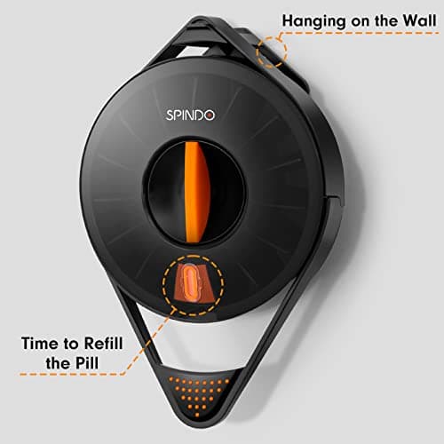 Fullicon Pill Dispenser with 14 Large Compartments and Child-Proof Lock, Spindo Medicine Dispenser-Dispense Vitamin/Tablet/Supplement for Elderly/Amnesia/Dementia 6