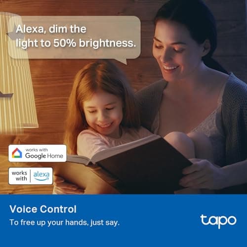 Tapo TP-Link Smart Light Bulbs, 16M Colors RGBW, Dimmable, Alexa Frustration-Free Setup, A19, 60W Equivalent, 800LM CRI>90, 2.4GHz WiFi only L531E 6