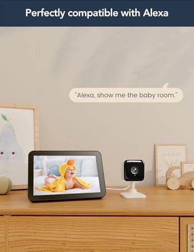 GNCC Baby Monitor with Camera and Audio, Baby Monitor WiFi Smartphone 2.4 GHz with Motion and Sound Detection, Pet Security Camera Indoor, 1080P HD Night Vision,Two-Way Audio, SD or Cloud Storage 6