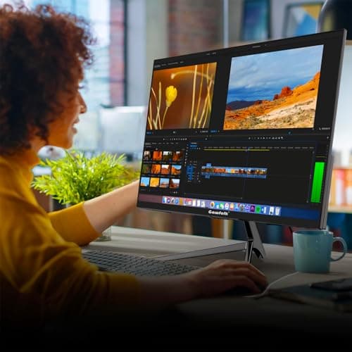 Gawfolk 27 Inch 4K Monitor IPS 60Hz, UHD 3840 x 2160p PC Monitors, Computer Dispaly for Home & Office, Support HDMI & DP, Wall Mount Compatible 6