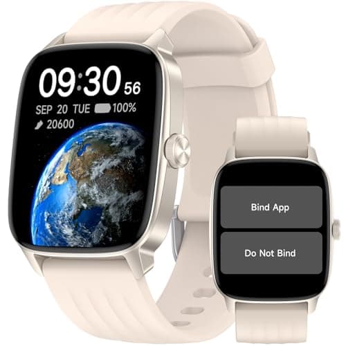 Pedometer Watch No APP/Phone Required, Waterproof Fitness Tracker Watch with Heart Rate Monitor, Large Screen with Pedometer, Sleep Tracking, Calories & Step Counter, Smart Watches for Women Men