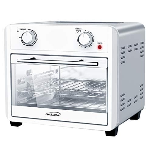 Brentwood AF-2400SI 24-Quart Convection Air Fryer Toaster Oven with 60-Minute Timer, Silver