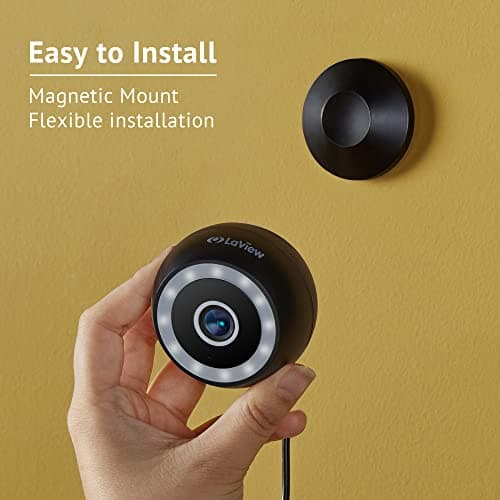 LaView 4MP 2K Security Cameras Outdoor Indoor Wired,IP65, Starlight Sensor & 100 Ft Night Vision,Motion/Person Detection,2-Way Audio/Spotlight,US Cloud,Compatible With Alexa,iOS & Android & Web Access 7