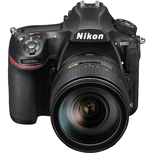 Nikon D850 45.7MP DSLR Digital 4K Video Camera with AF-S NIKKOR 24-120mm f/4G ED VR Lens with Wi-Fi - (Black) - (International Version)