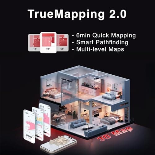 Yeedi M12 PRO Plus Robot Vacuum and Mop Combo, 11000Pa Powerful Suction, ZeroTangle Hair-Free Brush, Auto Mop Washing & Drying, Smart Obstacle Avoidance, Self-Emptying Dock, Ideal for Pet Homes 9