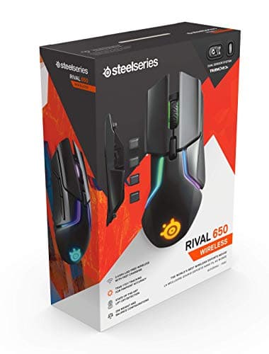 SteelSeries Rival 650 Quantum Wireless Gaming Mouse - Rapid Charging, 12,000 Cpi Dual Sensor, 256 Weight Configs, 8 Zone RGB Lighting 11